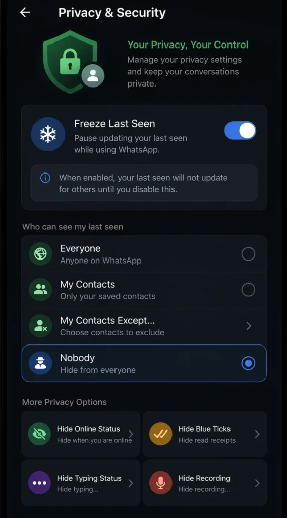 freeze last seen